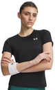 Under armor tech mesh ss-blk women's sports shirt - black - white