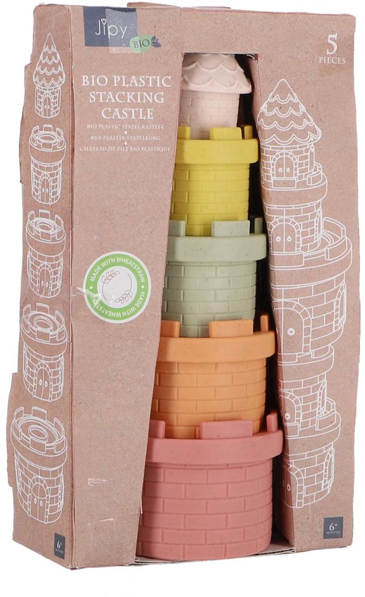 Jipy Bioplastic Stapel Castle 5 Party