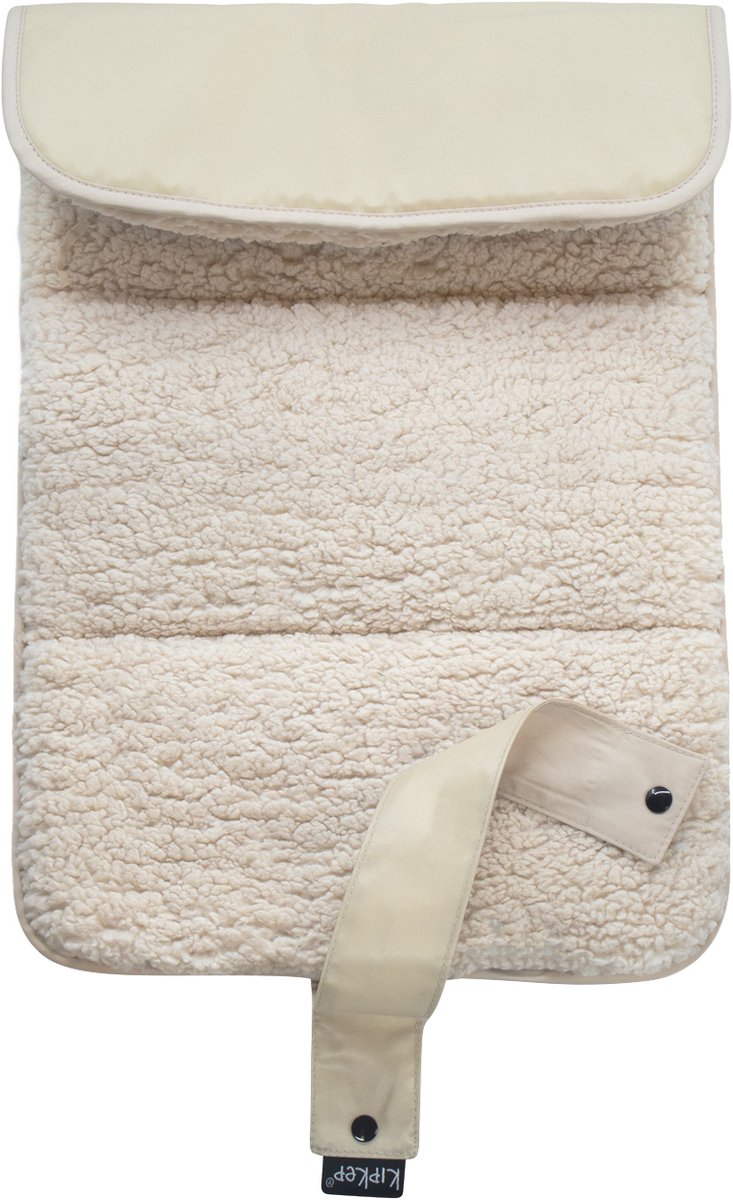 Kipkep napper - wasbaar verschoningsmatje met teddy - cookie - waterafstotende zijde (excl. luieretui)