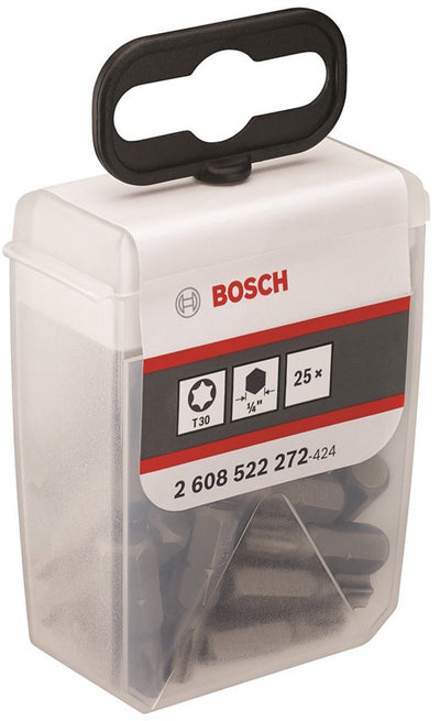 Bosch tictac box t30, extra duro, 25 piezas