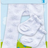 Heless poppenmaillot met sokken - sneeuwvlokken, 28-35 cm