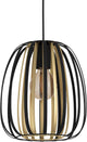 Eglo encinitos hanglamp - e27 - ø 25,5cm - staal - zwart goud