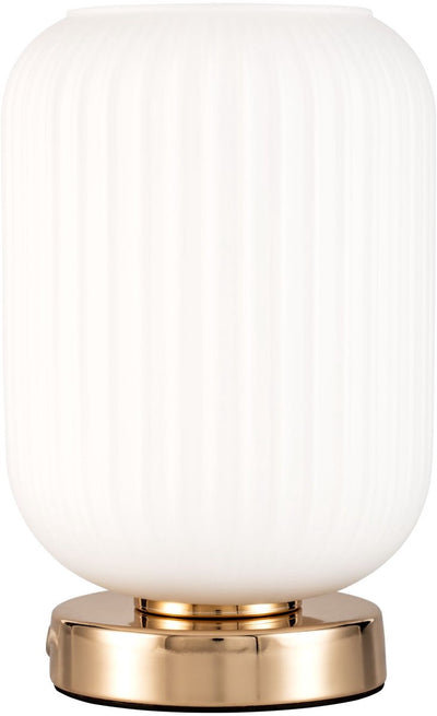 Lampada da tavolo Pauleen LED purezza nobile e27 max. 20w bianco, oro champagne