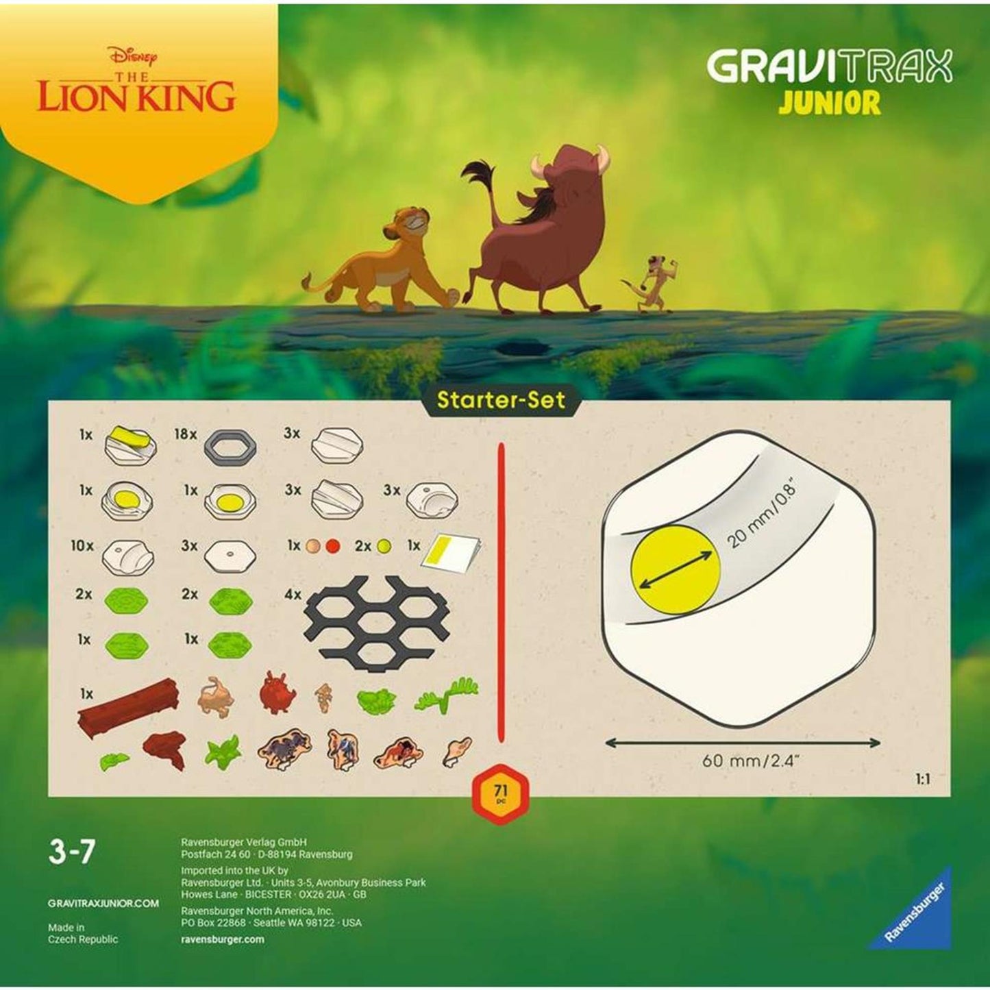 Ravvensburger Gravitrax Junior Lion King Starter Set