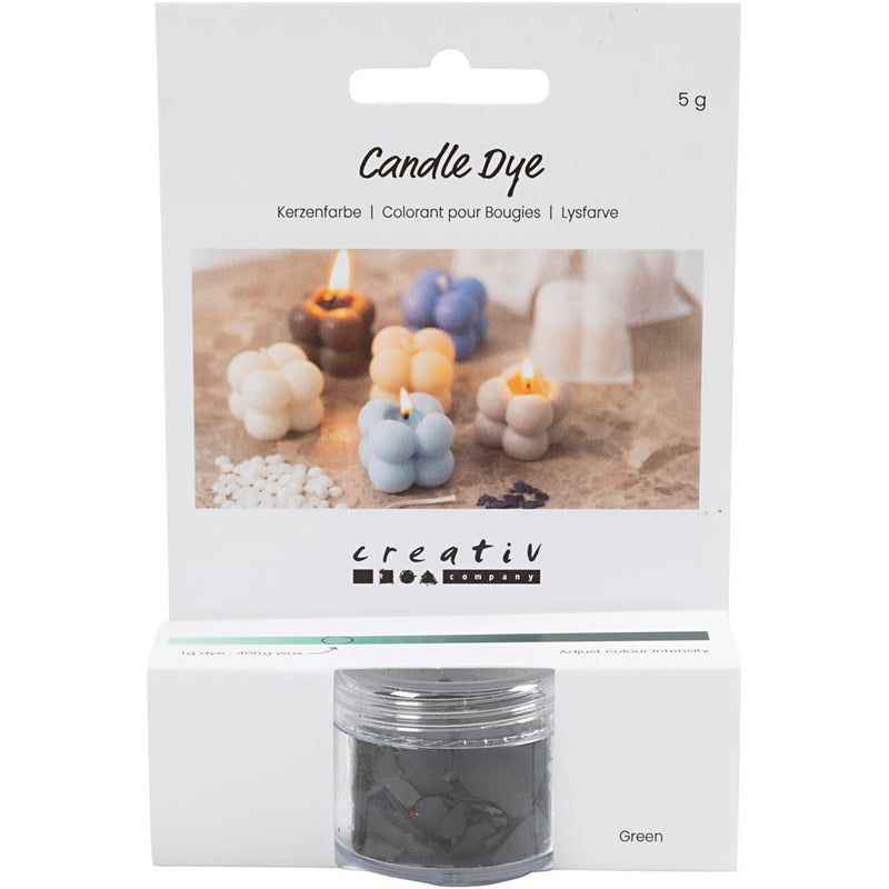 Creativ company tinte para velas, verde, 5 gr 1 caja