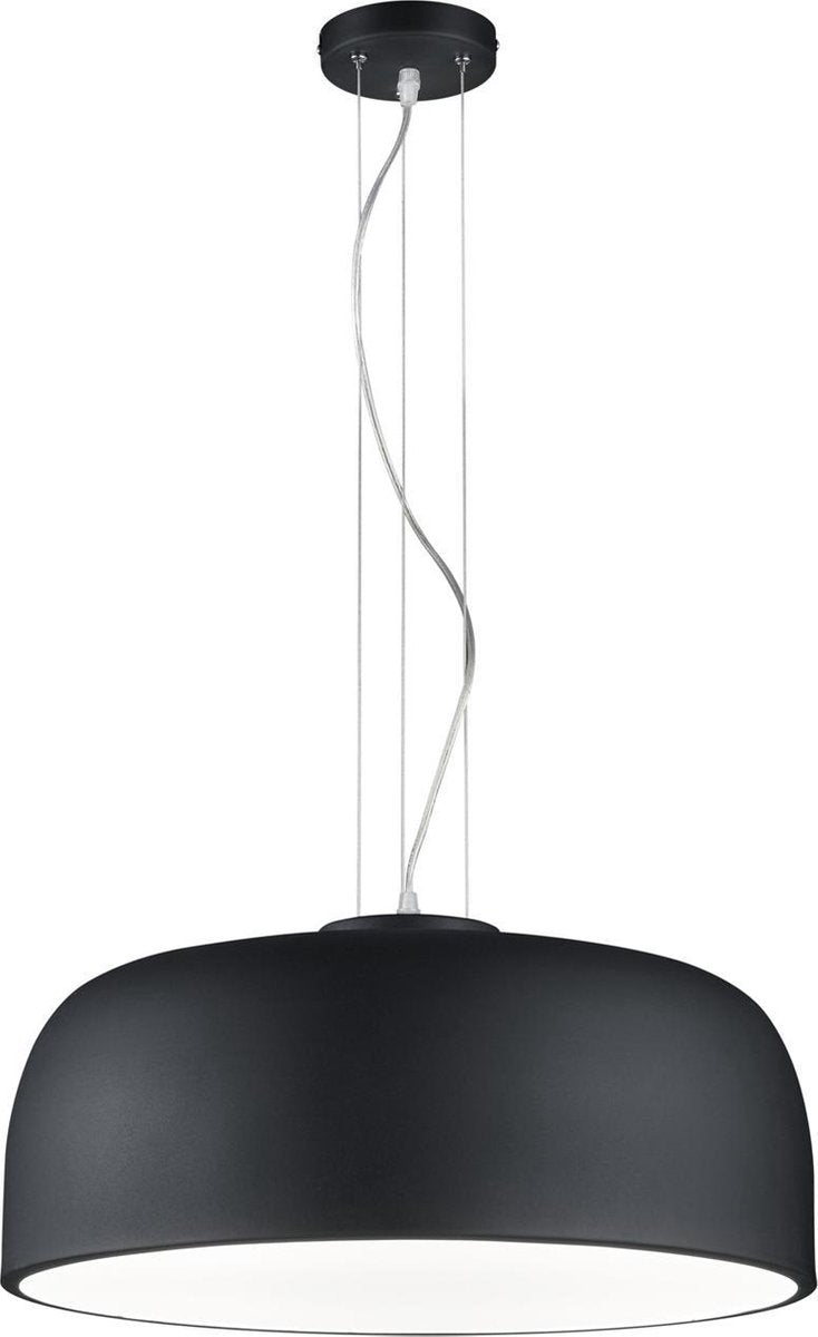 Trio baron - lámpara colgante - negro mate - E27 - iluminación interior