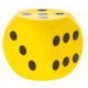 Dadi di base morbido giallo 16 cm