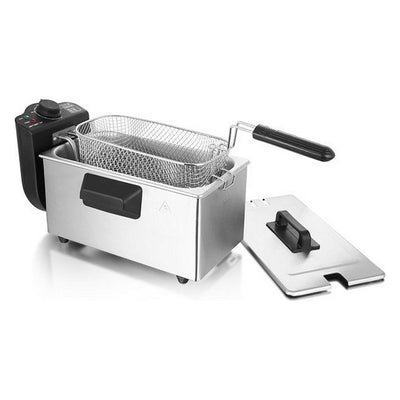 Emerio df-120482 freidora 3l 2000w acero inoxidable negra