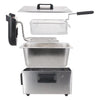 Friggitrice Emerio df-120482 3l 2000w acciaio inossidabile nero