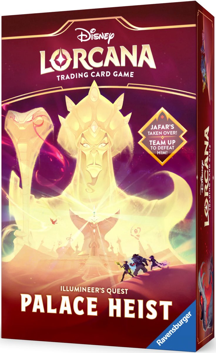 Disney Lorcana Ravensburger TCG Illuminateer's Quest: Palace Heist *Edición en inglés* Tarjetas coleccionables