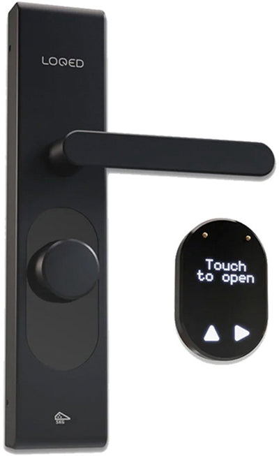 Loqed touch smart lock - slim deurslot - met smart home integratie - bridge, cilinder codetoegang - zwart