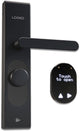 Serratura intelligente touch Loqed - serratura intelligente per porta - con integrazione casa intelligente - ponte, accesso con codice cilindro - nero