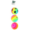 Alert sport minivoetbal 15 cm pvc regenboog (3 stuks) | 3 stuks