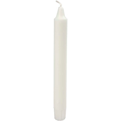 Velas de empresa Creativ, h: 20 cm, d 23 mm, blanco, 30 piezas 1 caja