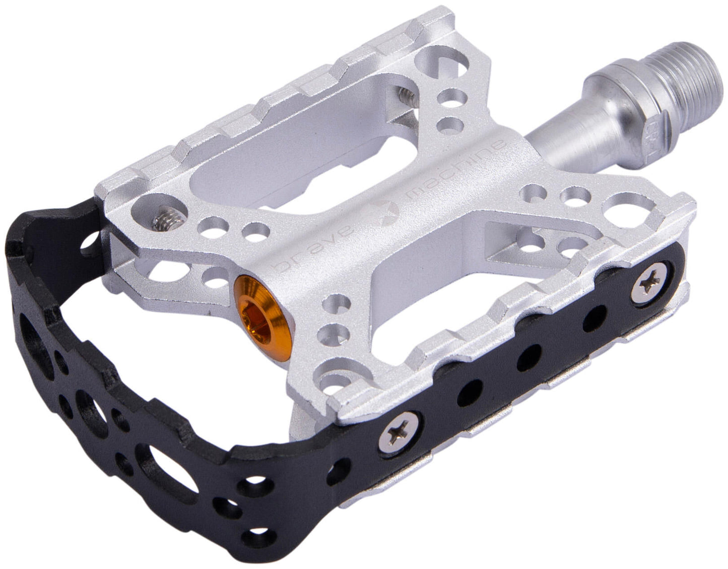 Pedale della piattaforma coraggiosa nera