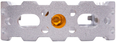 Pedal de plataforma valiente de plata
