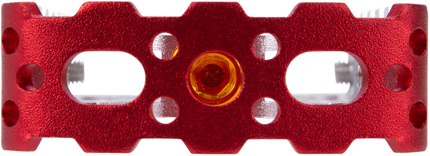 Brave platformpedaal mod. 19 platform pedal red