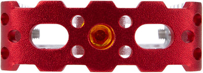 Pedal de plataforma valiente rojo
