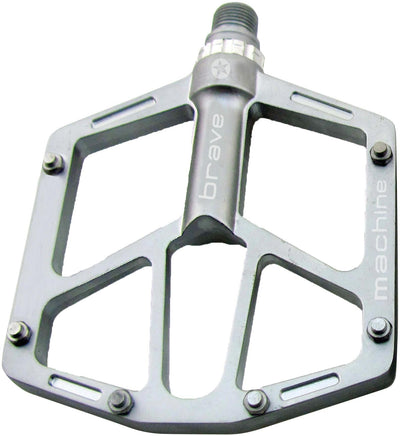 Pedal de plataforma valiente superhin plata