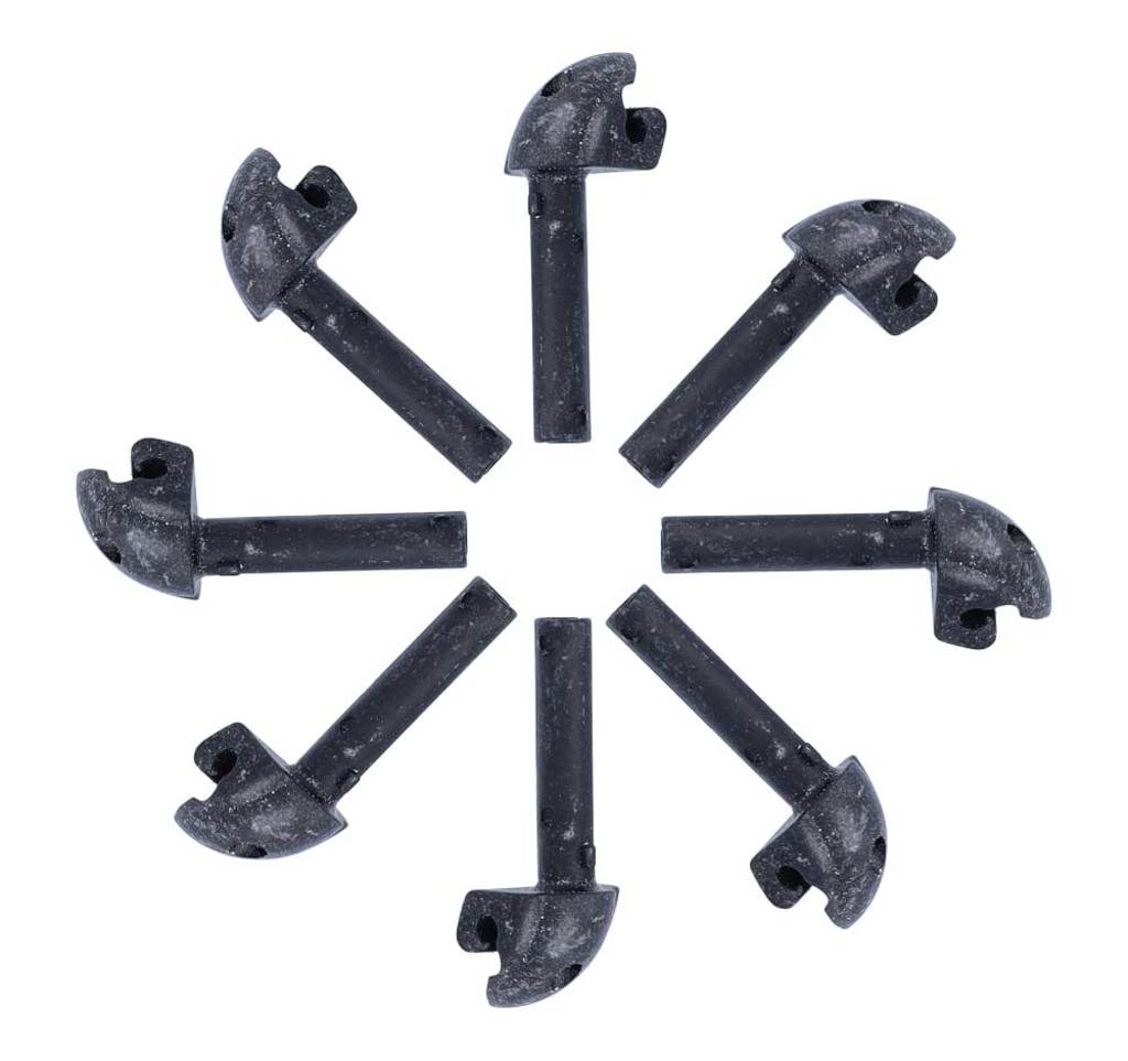 Eurofender spatd ef bev clip pvc zw set a 8