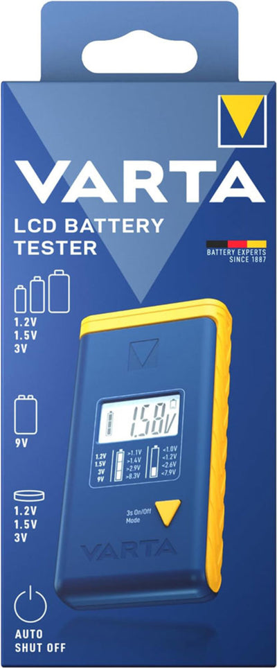 Varta LCD Digital Battery Tester