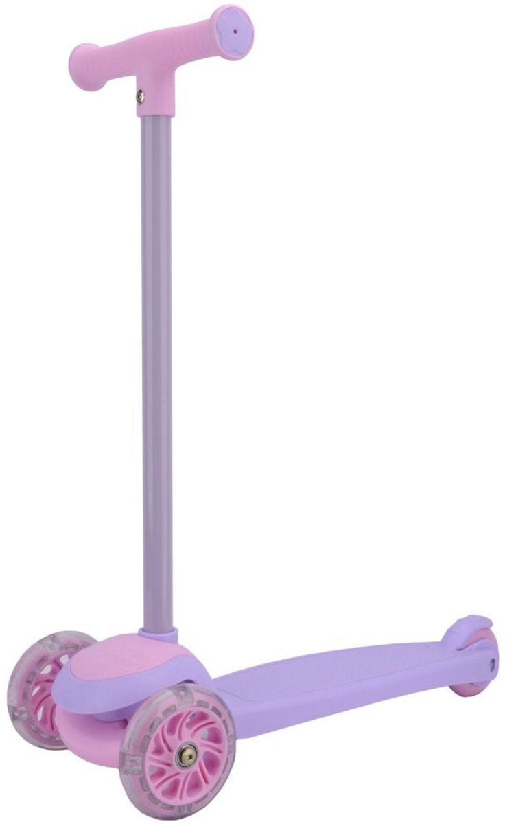Alert step scooter triciclo rosa violeta