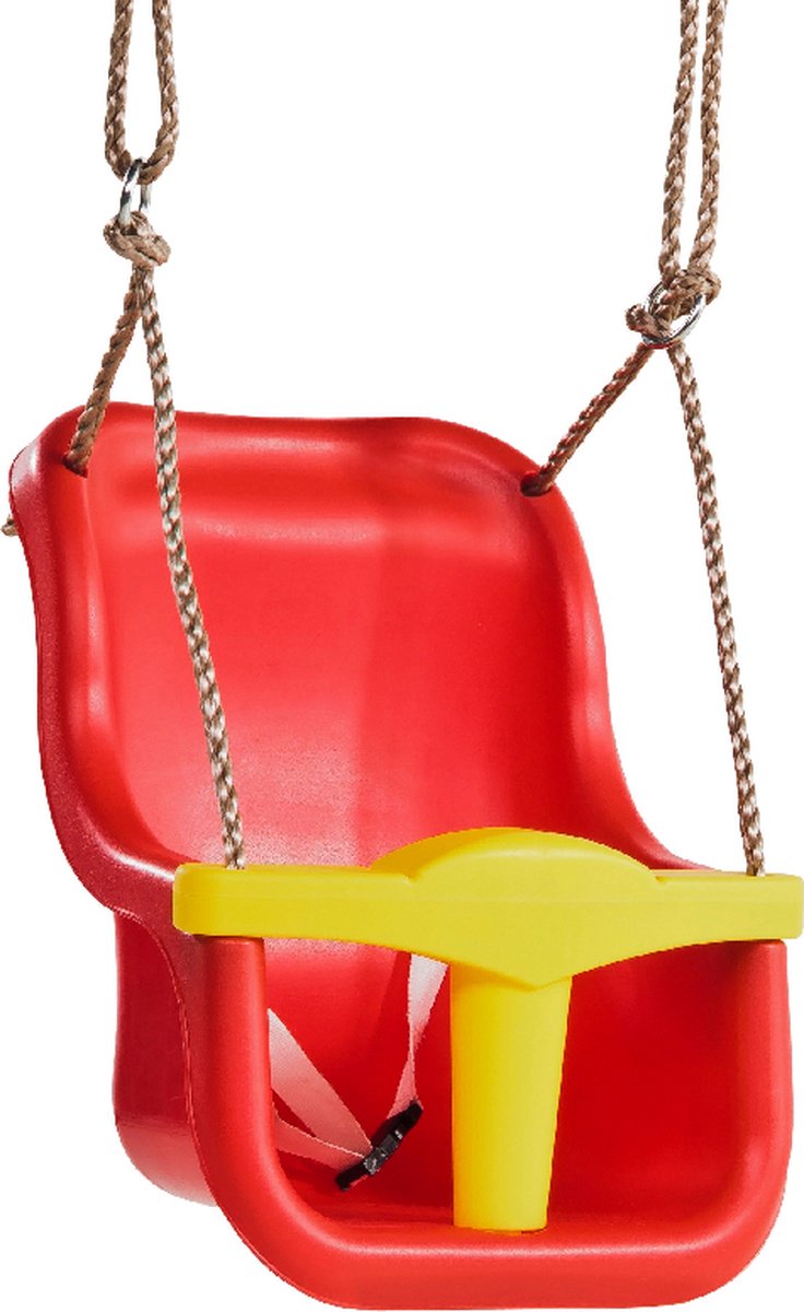 Seggiolino altalena Kbt lusso rosso giallo