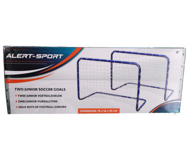 Alert sport doel mini 2 stuks 78x56x45 cm