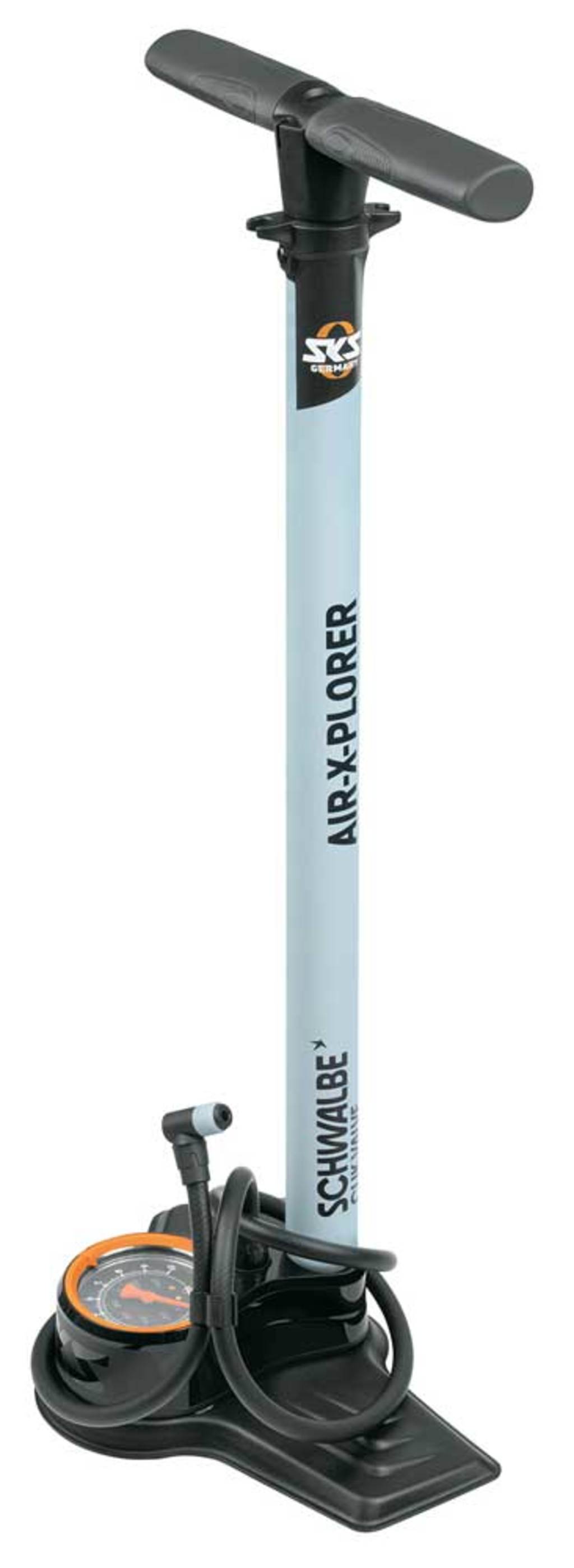 SKS Floor Bombo Air-X-Plorer Clik Valve 10Bar con conv. colocar