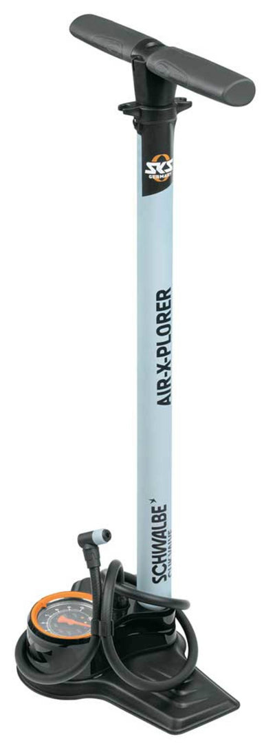SKS Floor Bombo Air-X-Plorer Clik Valve 10Bar con conv. colocar