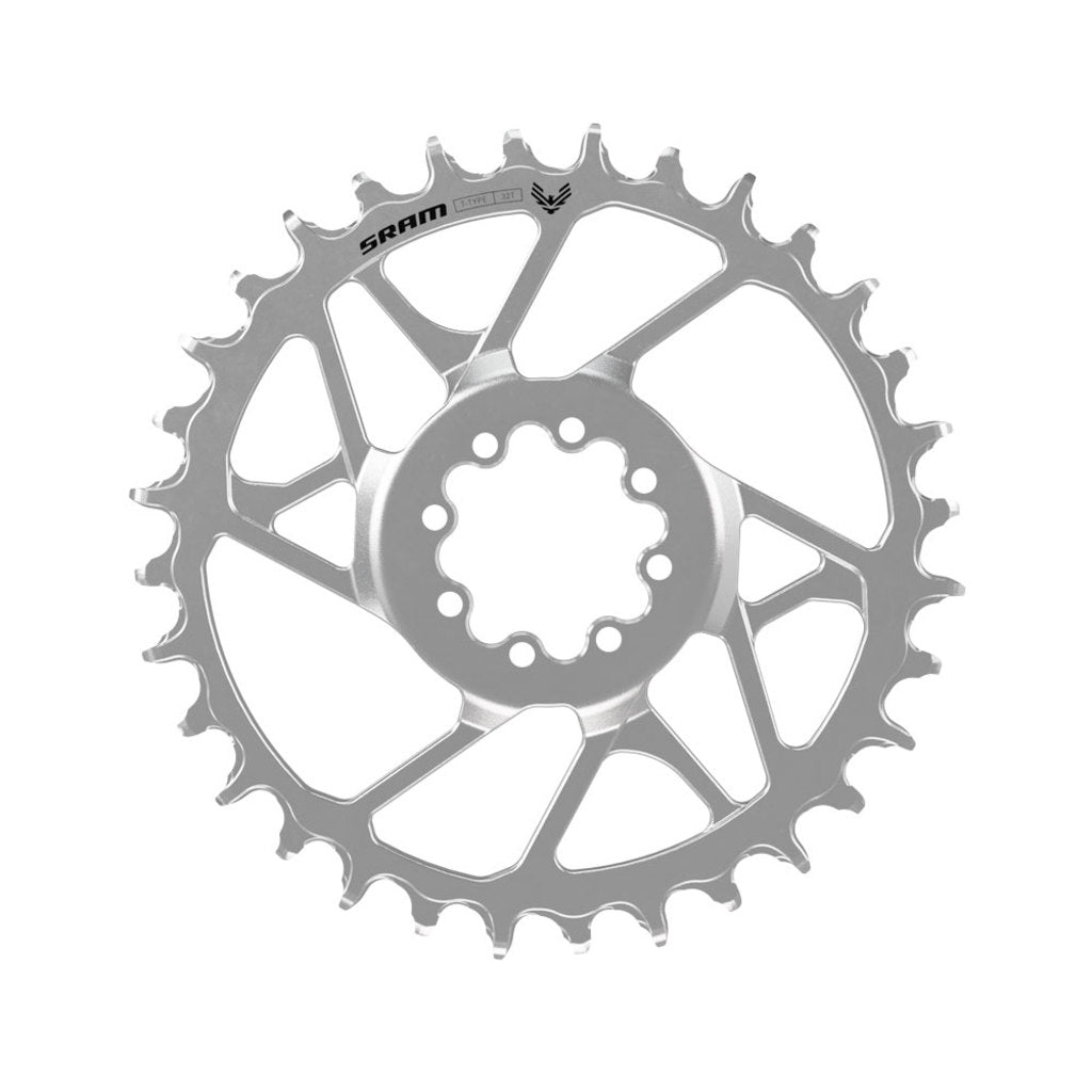 Sram kettingblad eagle t-type zilver 30t staal dm 3mm offset eagle 90