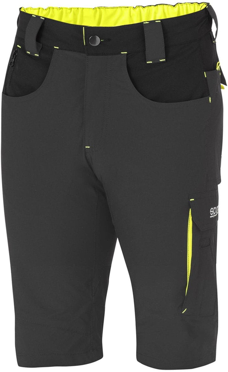 Pantaloni da lavoro Sparco corti tech light laredo - nero - verde - xl