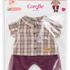 Camicia Corolle a quadri con pantalone piccolo esploratore - 36 cm