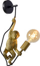 Lucide extravaganza chimp - lampada da parete - 1xe27 - nera