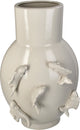 Vaso collezione HD pesce terracotta 23,8x15,5x40,8cm