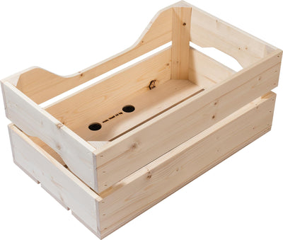 Pájaro leñador de caja de madera de racktime