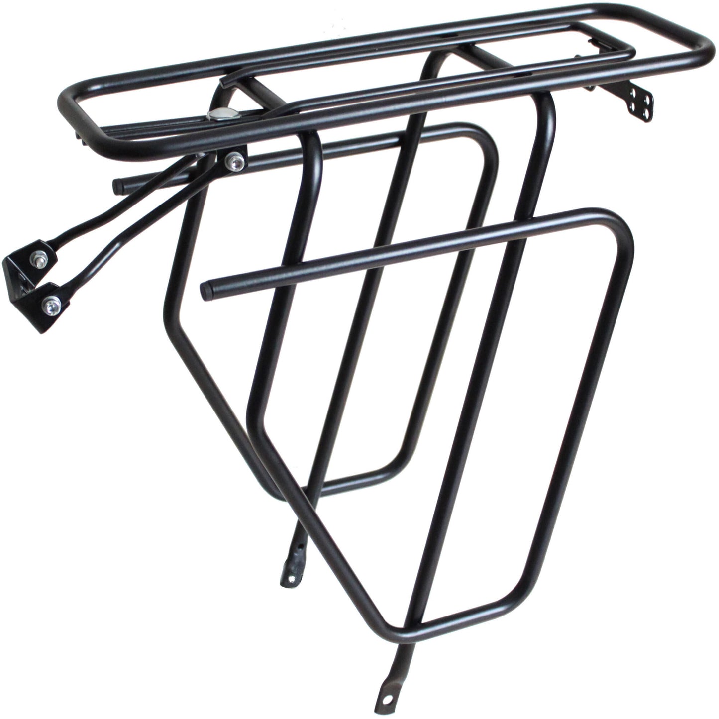 achterdrager met tasafhouders 28 inch staal zwart