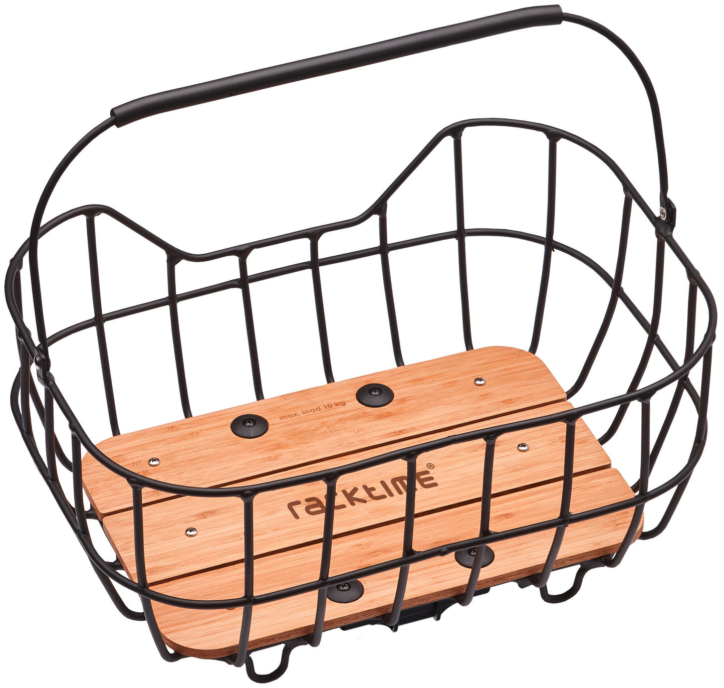 Canasta trasera de Racktime Baski-It Breeze 2.0 Negro