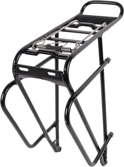 Portaequipajes atranvelo, en la parte trasera del portaequipajes tour lite bs at.velo tour lite bs 28 avs alu