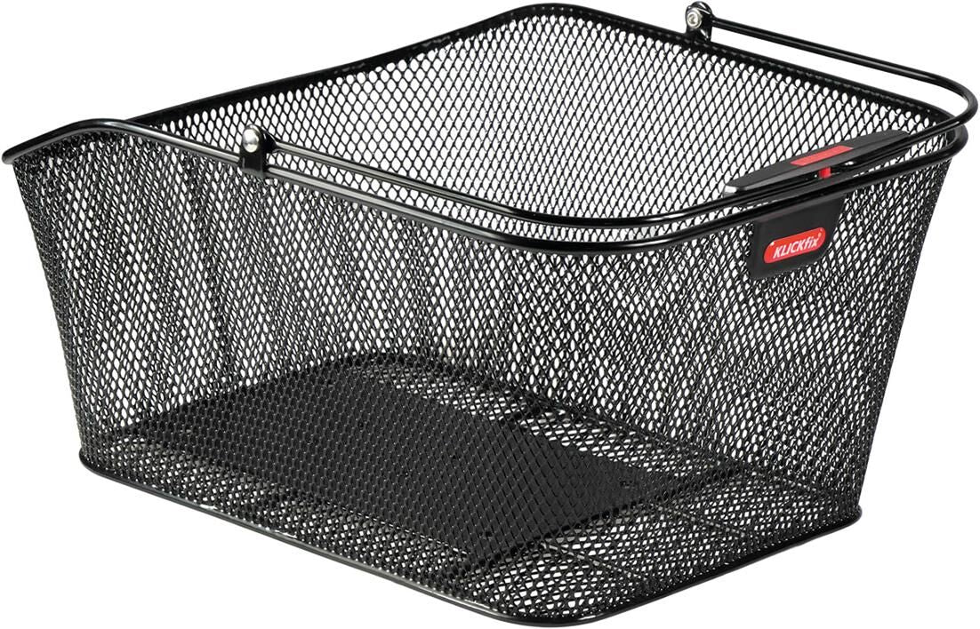 Rixen kaul klickfix city basket 2 with handle for racktime - black