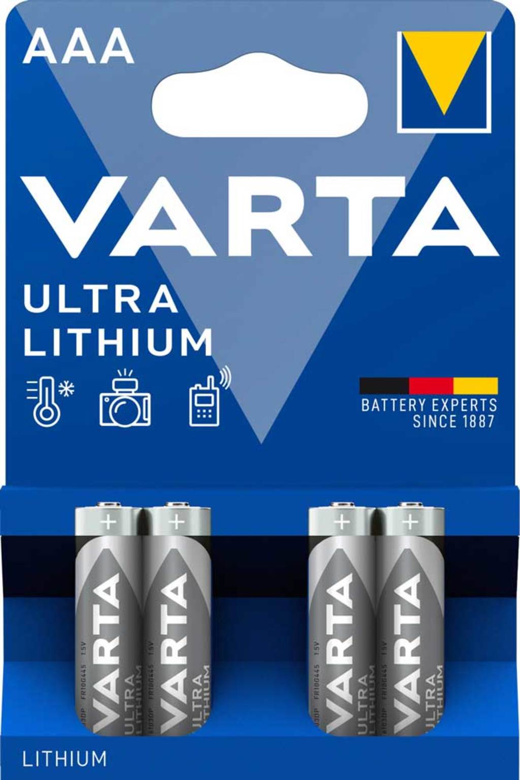 Batt di ultra litio aaa krt a 4