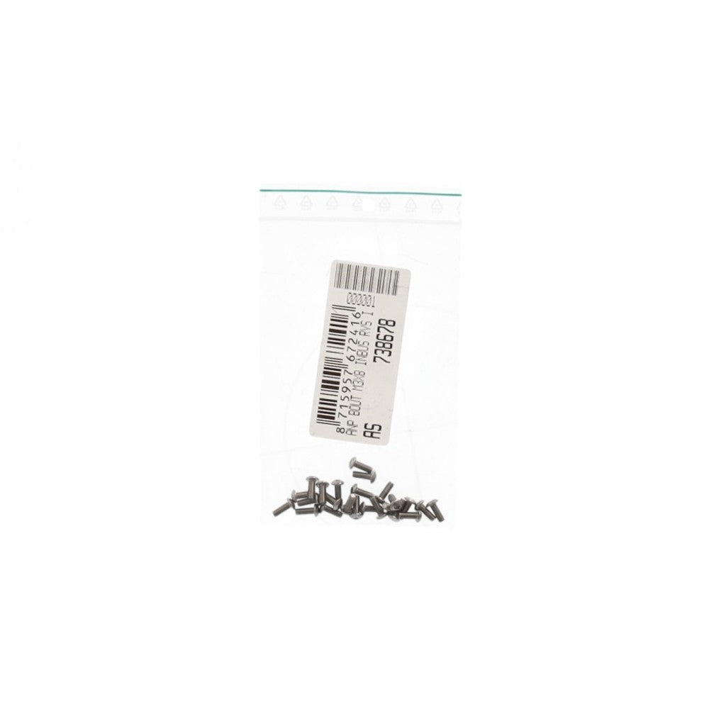 Perno anp m3x8 vaso hexagonal acero inoxidable iso7380-1 a2-070 ds a 25