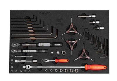 Unior gereedschap inlay gereedschapwagen