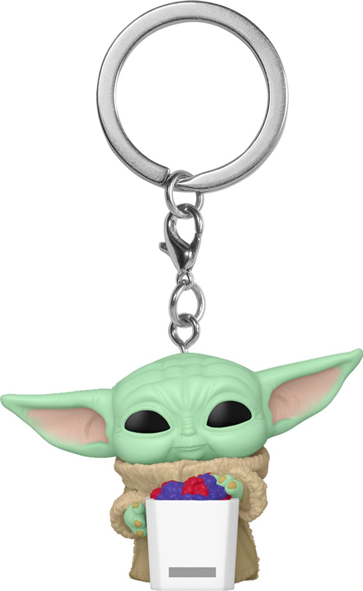 Funkopop! portachiavi grogu con popcorn