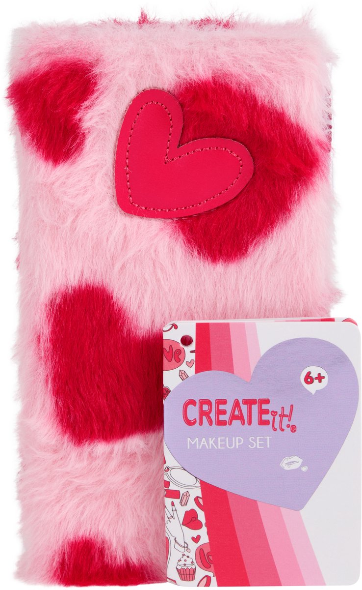 Create it! heart make-up book fluffy