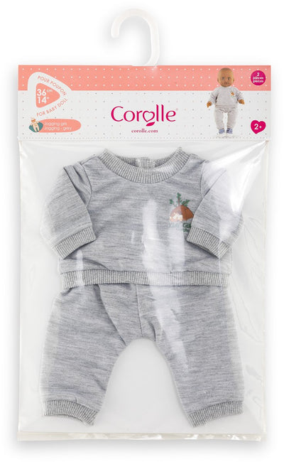 Chándal Corolle gris pequeño explorador - 36cm