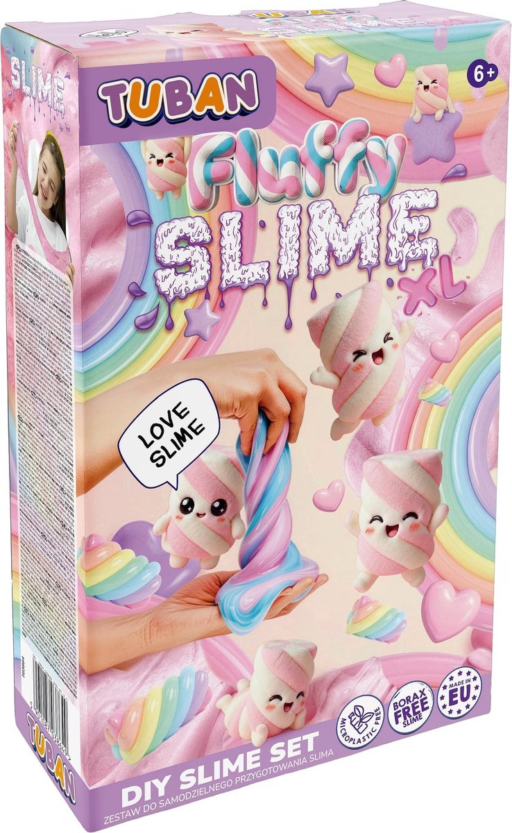 Kit artigianale tuban slime fai da te | soffice xl
