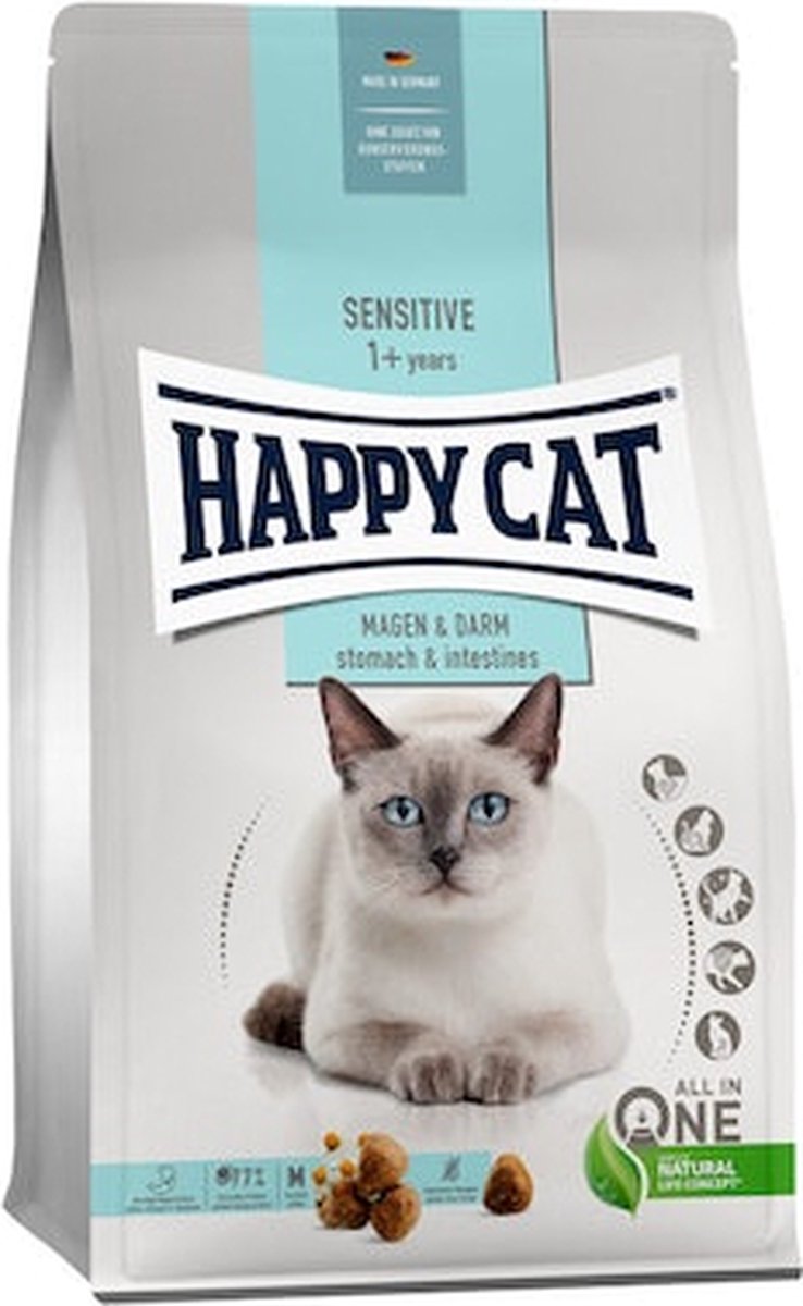 Happy cat care stomaco e intestino cibo per gatti - 4 kg