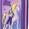 Estuche lleno de encubiertos academia de unicornios