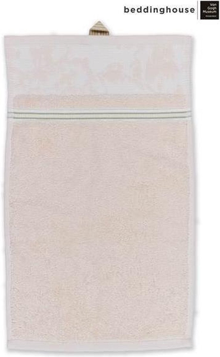 Beddinghouse fleurir - asciugamano ospite - 30x50 cm - bianco sporco